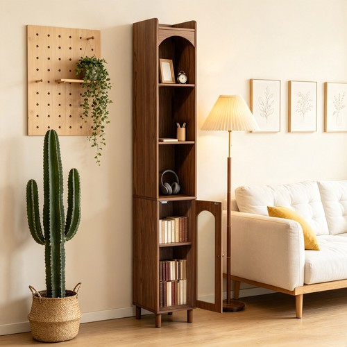 Tall narrow bookcase - bookcase, for